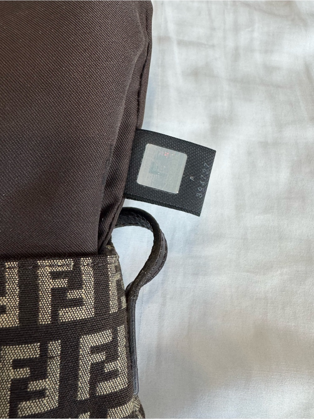 Fendi Monogram Zucca FF Flap Crossbody Messenger Bag in Brown and Beige Canvas - Picture 9 of 16